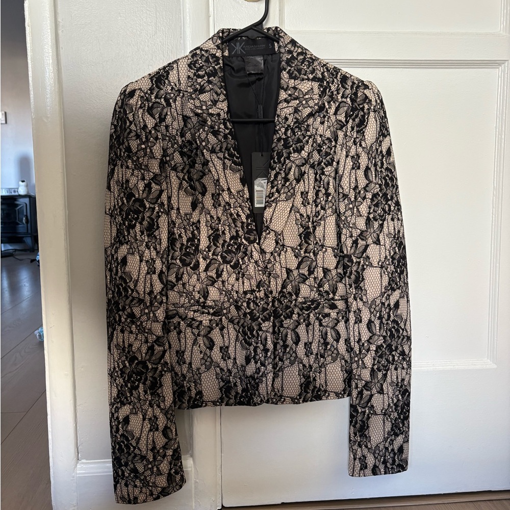 Kardashian kollection lace blazer